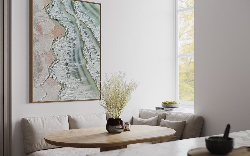 Whitsundays Green Tide - Original Textured Artwork 90x120cm