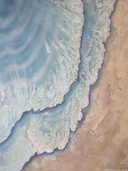 Whitsundays Whitewash - Original Textured Artwork 90x120cm