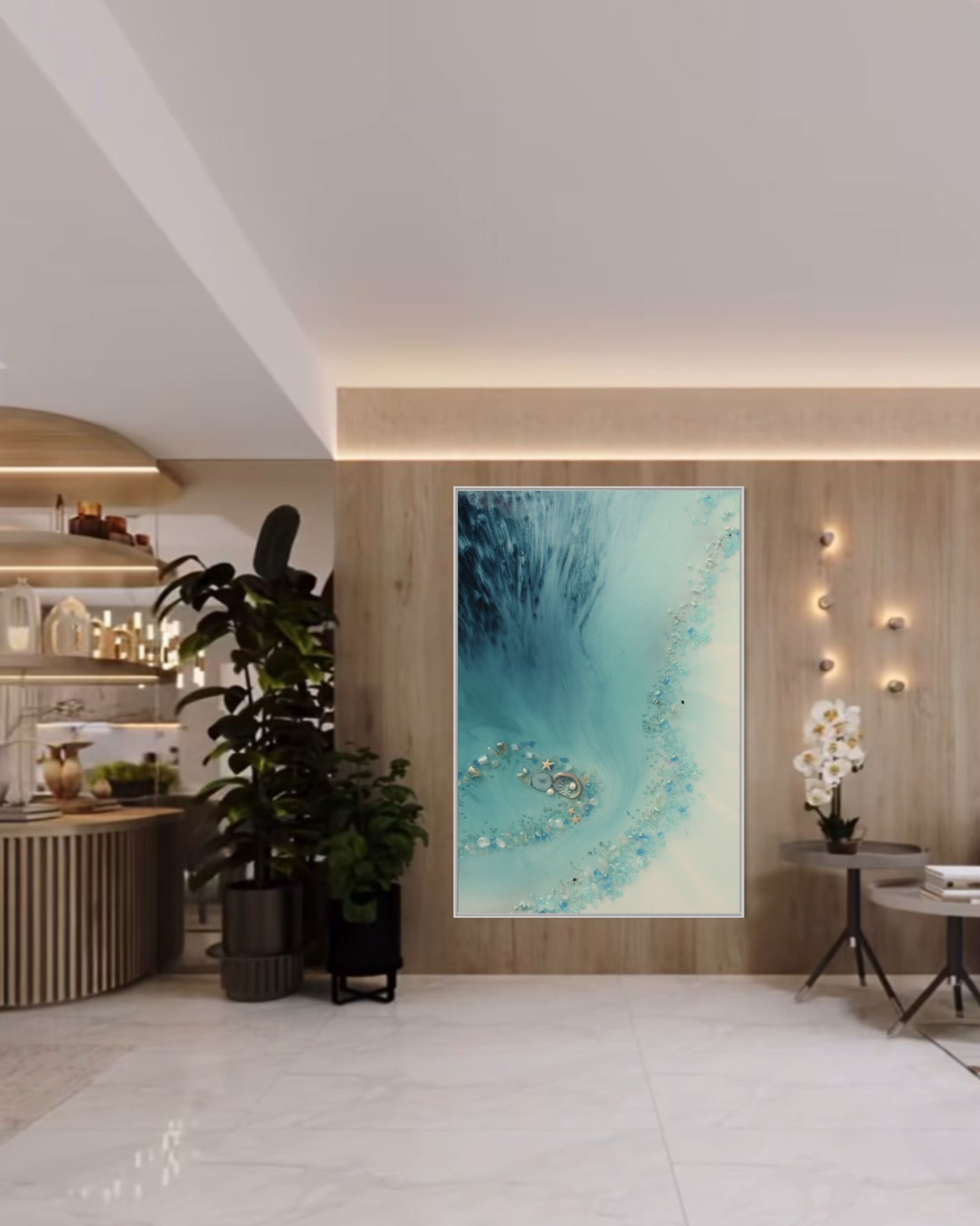 Ocean Dreams: Blue lagoon 1. Limited Edition Art Print