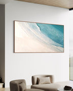 Whispering sands  90x180cm with Sand FRAMED