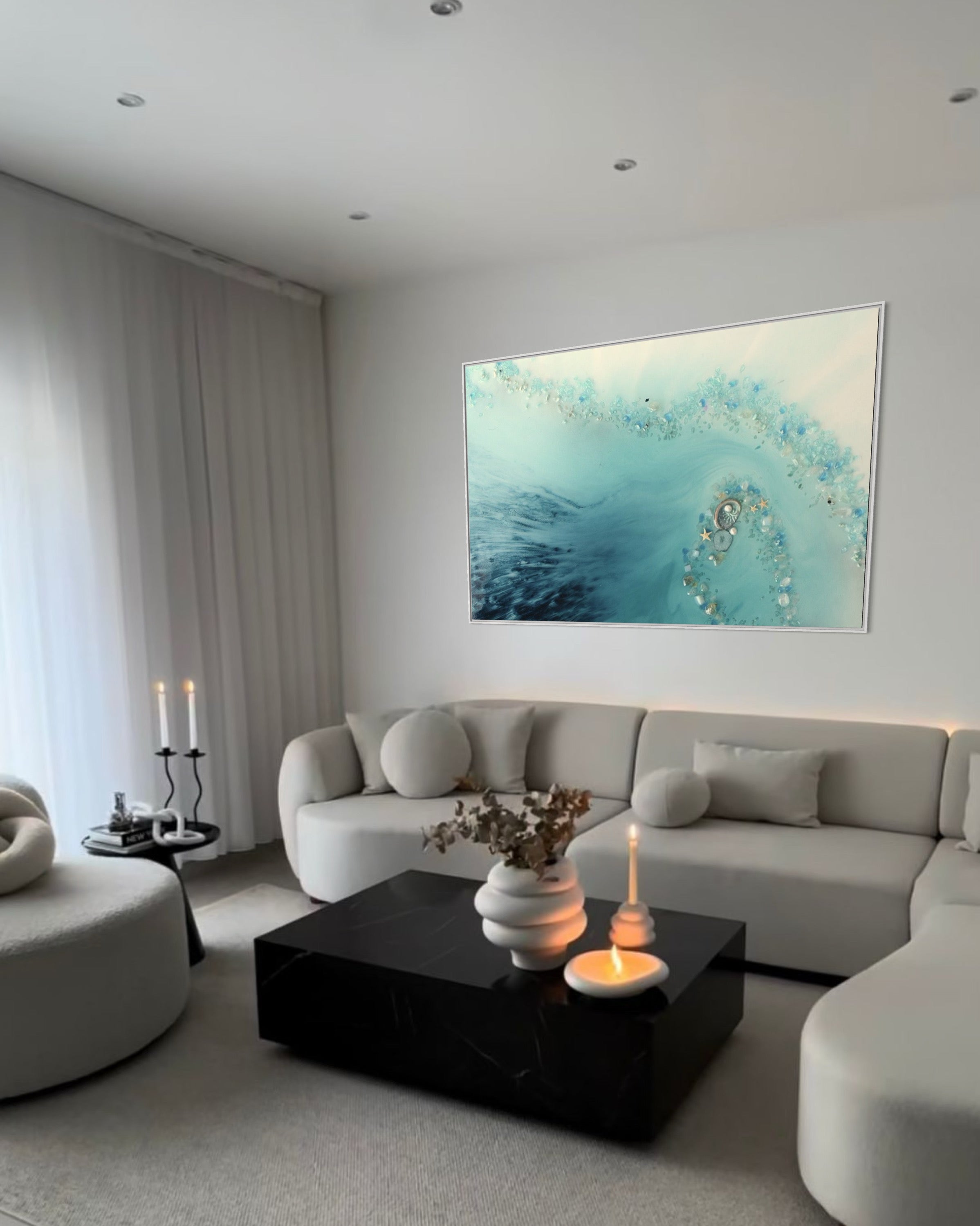 Ocean Dreams: Blue lagoon 1. Limited Edition Art Print