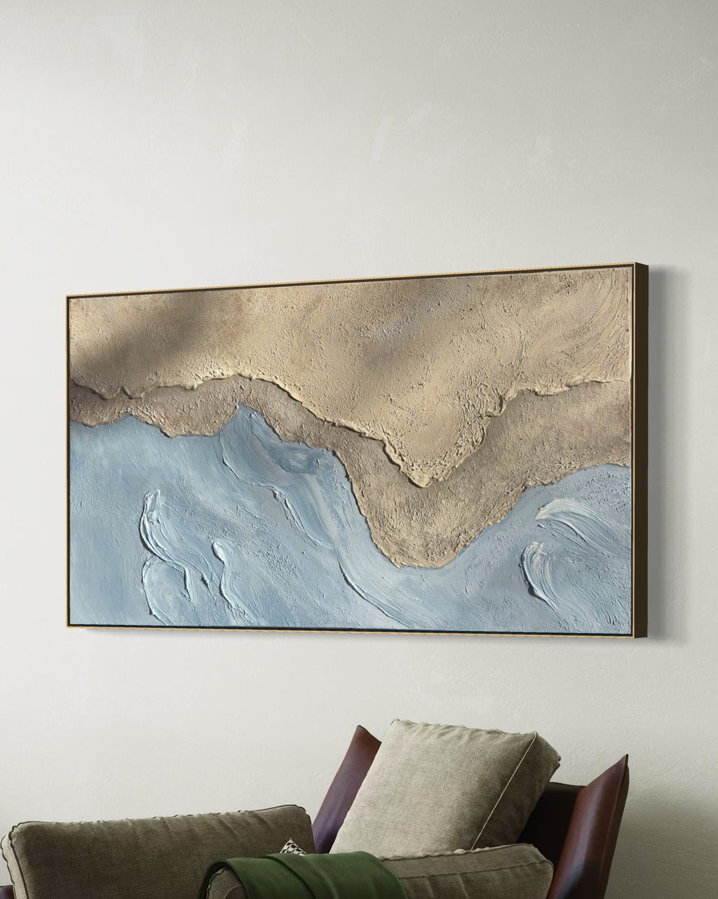 Caramel Hills - Original Textured Artwork 90x180cm