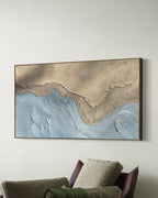 Caramel Hills - Original Textured Artwork 90x180cm