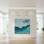 MADE TO ORDER SQUARE OCEAN Coastal Painting