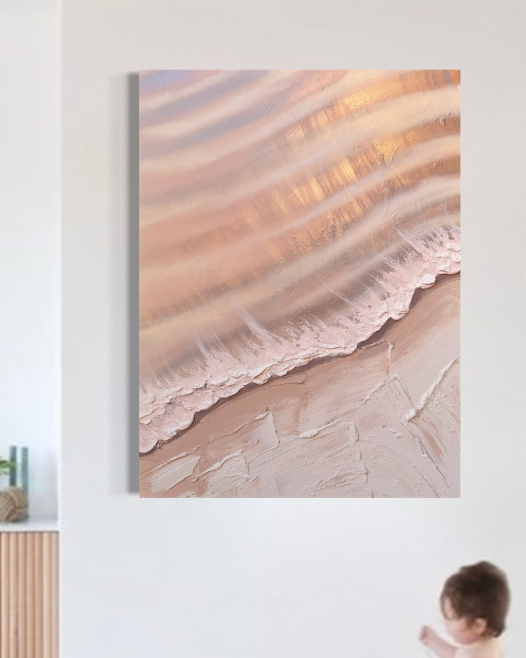 Blush - Original Textured Artwork 90x120cm