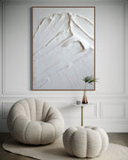 White tops 2 90x120cm  FRAMED