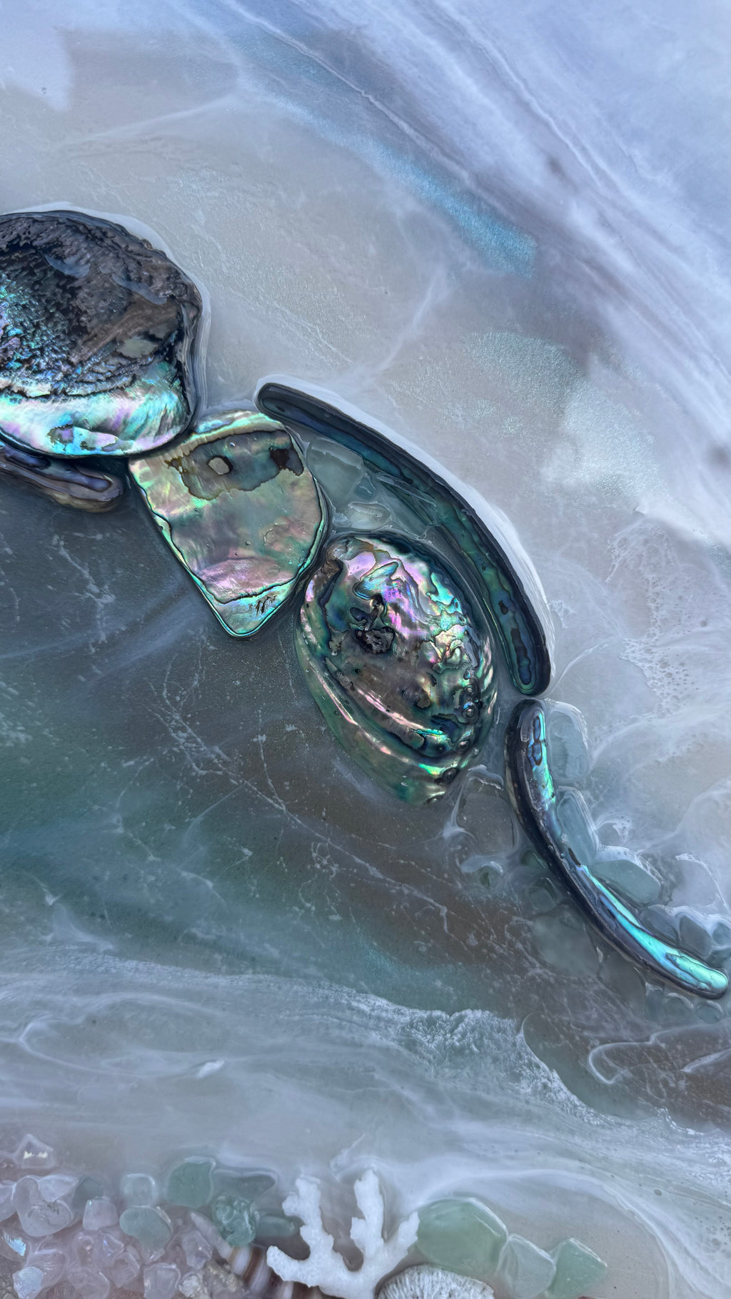 Sea Turtle 2.0. Honu Journey Seascape Artwork.