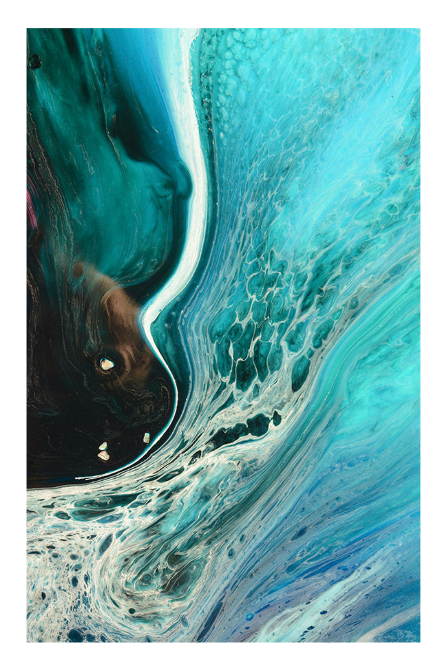 Ocean Dreams: Rise Above Abstract 2. Limited Edition Art Print