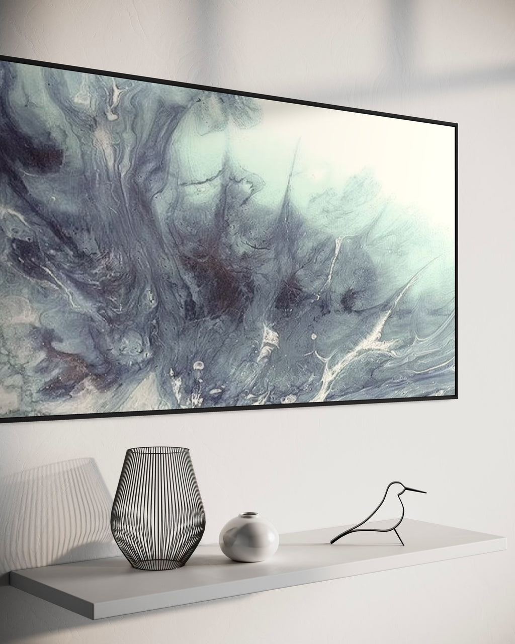 Ocean Dreams: Bronte Abstract Extra Long. Limited Edition Art Print