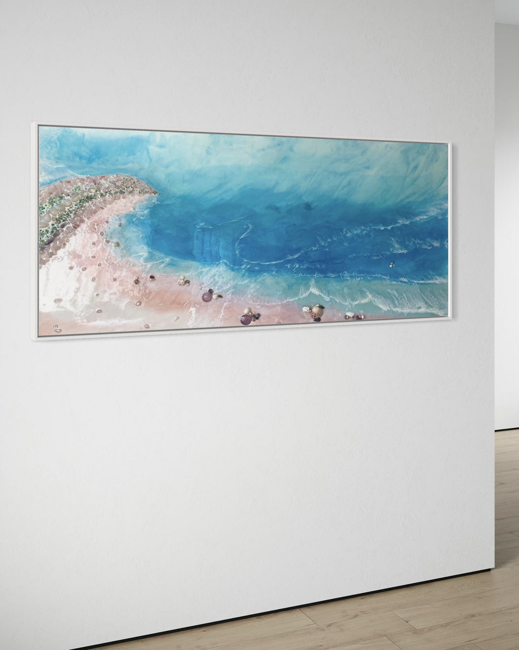 BOUNTY DREAM sky blue with roze quartz crystals