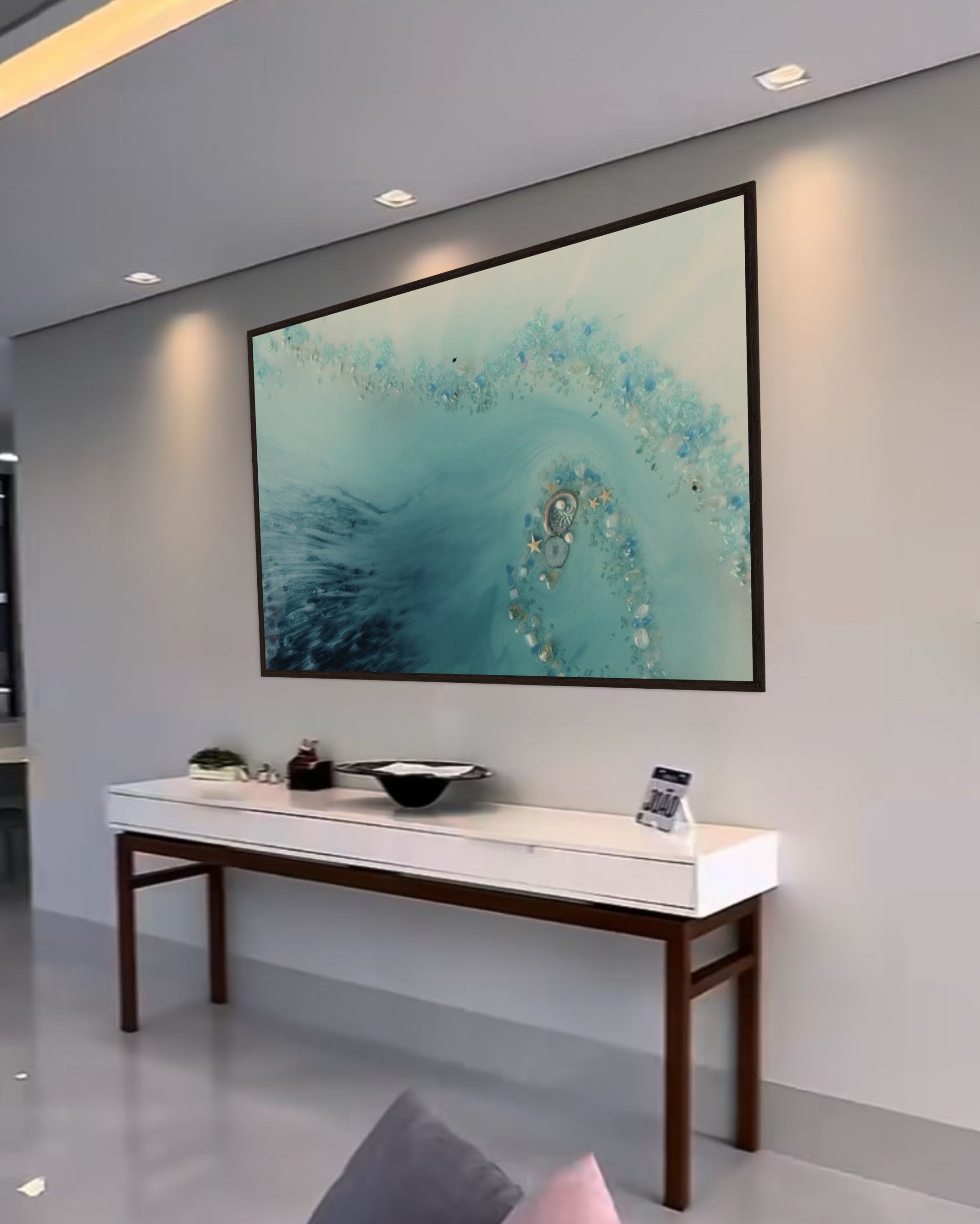 Ocean Dreams: Blue lagoon 1. Limited Edition Art Print