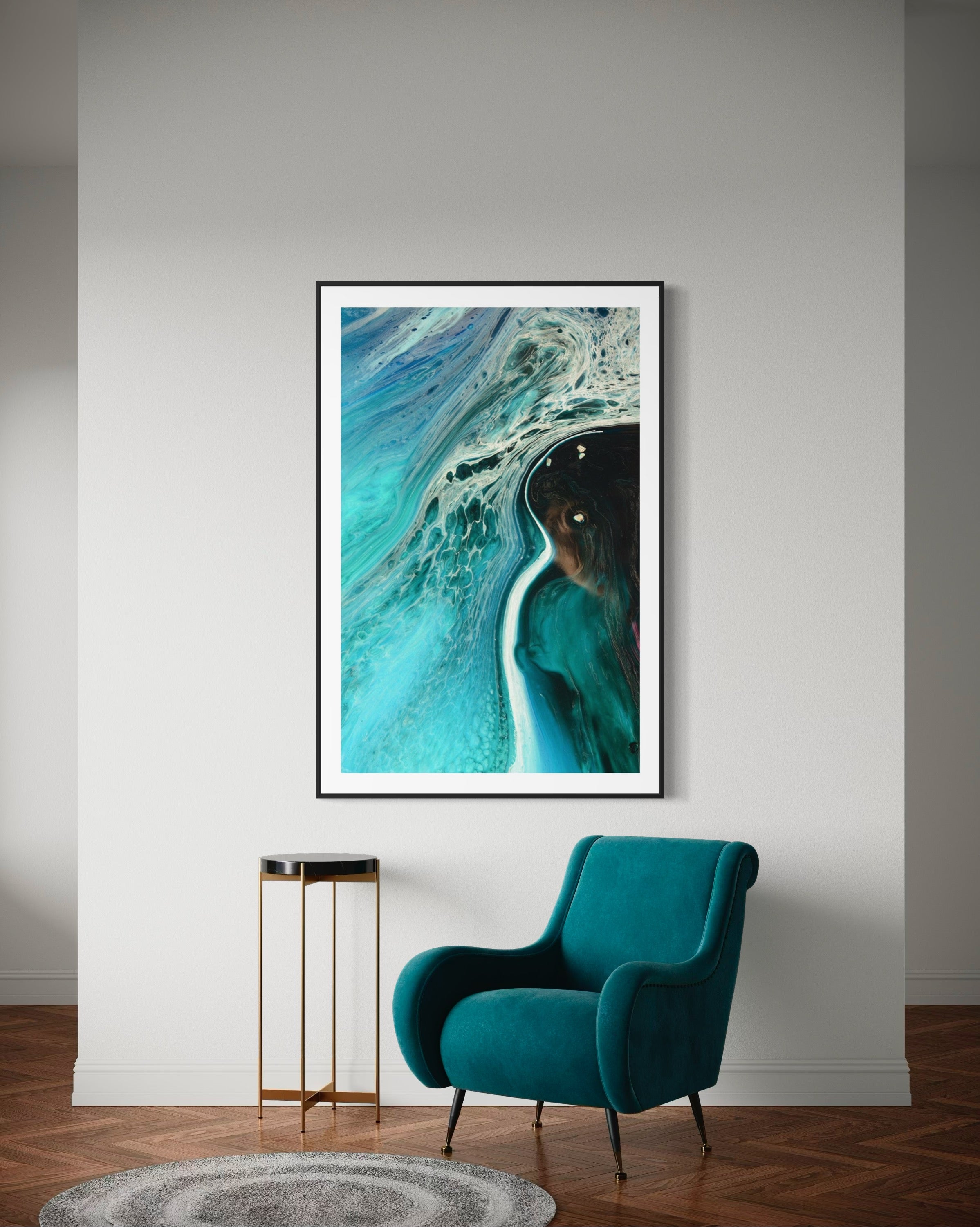 Ocean Dreams: Rise Above Abstract 2. Limited Edition Art Print