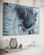 Abstract Reef Beyond - Muted Gray Ocean Limited Edition Print