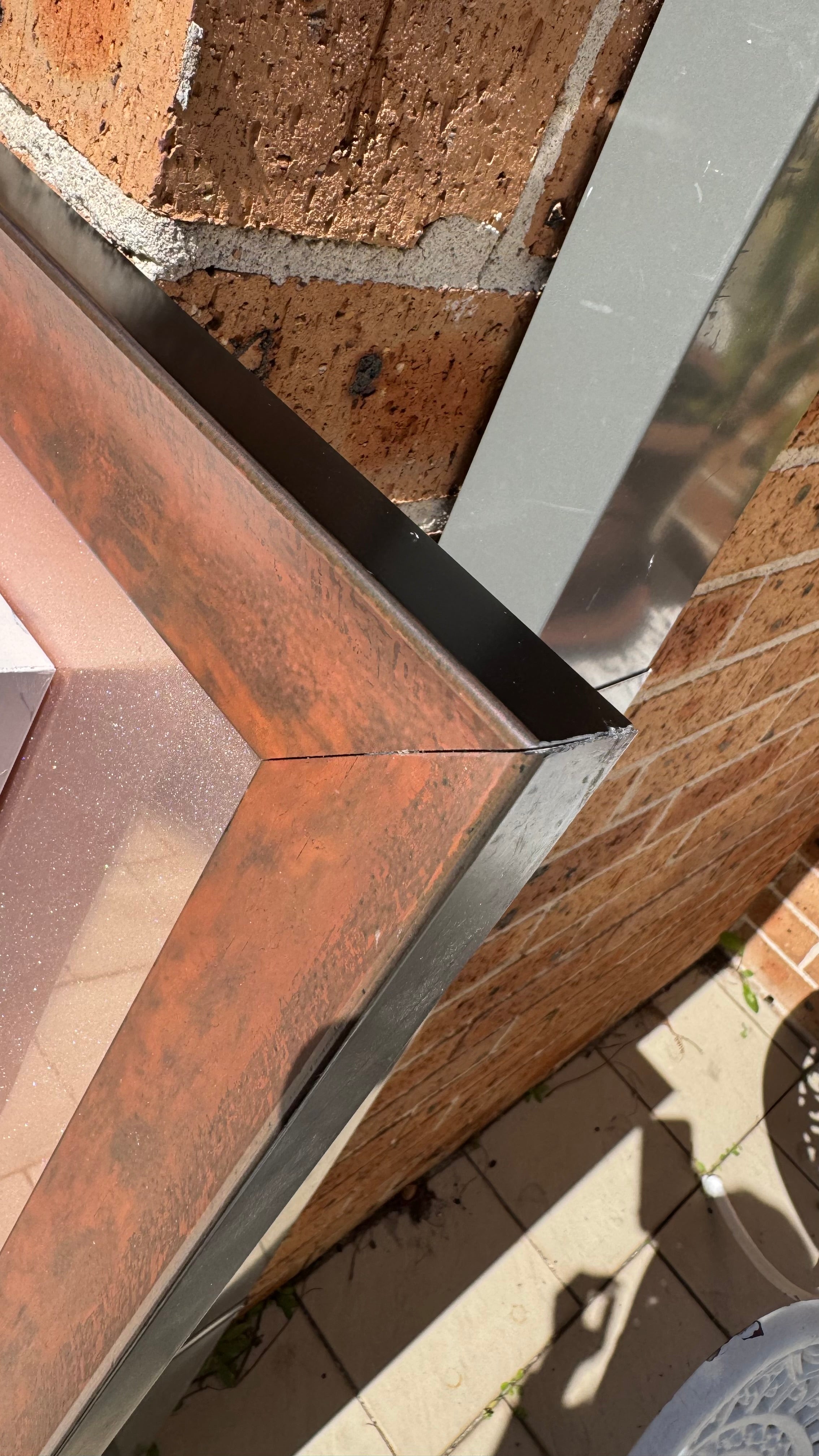 Coral Garden  -Original Crystal Mirror Artwork FRAMED 48x35”