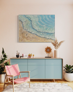 Whitsundays Whitewash - Original Textured Artwork 90x120cm