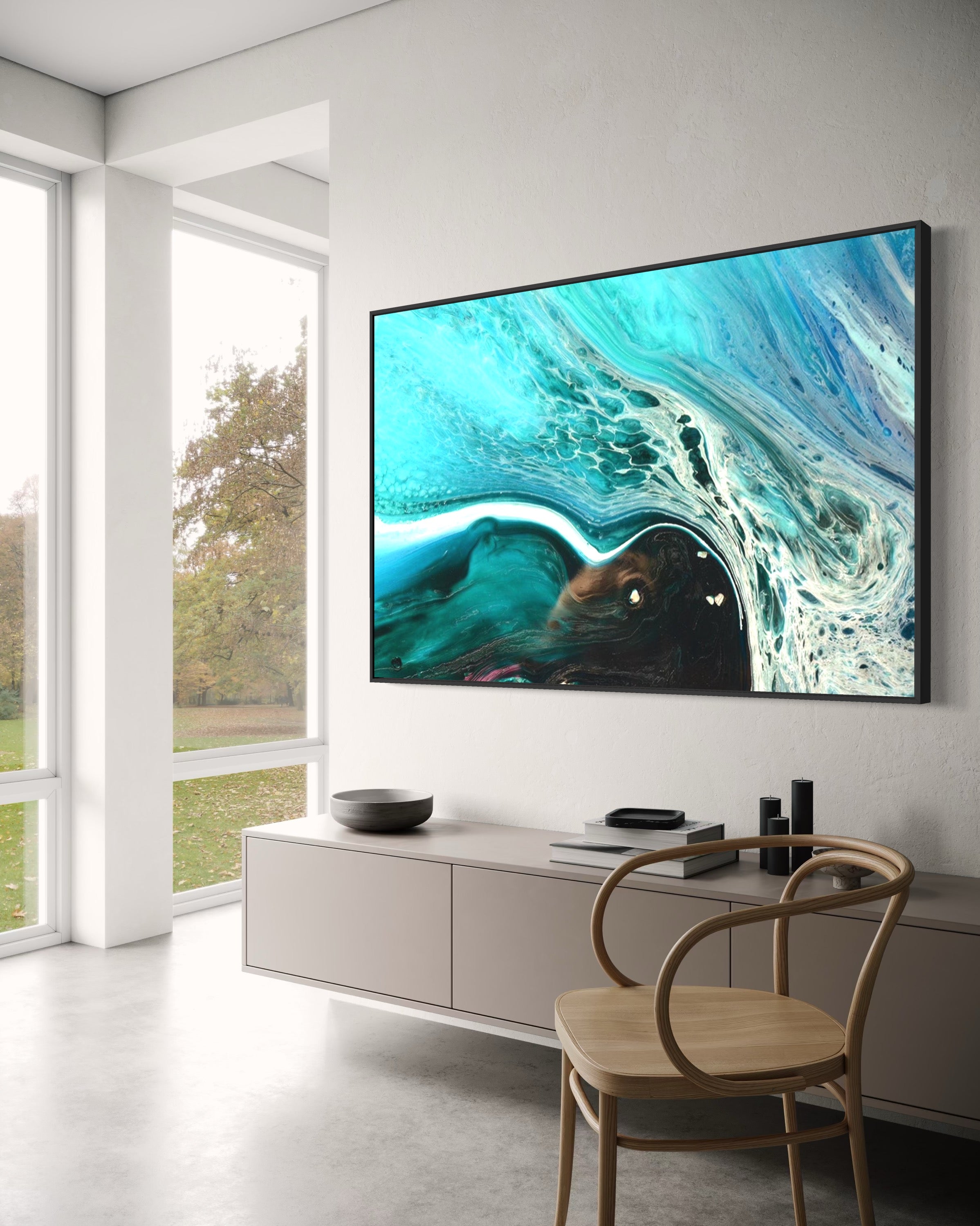 Ocean Dreams: Rise Above Abstract 2. Limited Edition Art Print