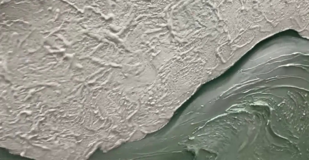 Green Boracay 90x180cm with Sand FRAMED