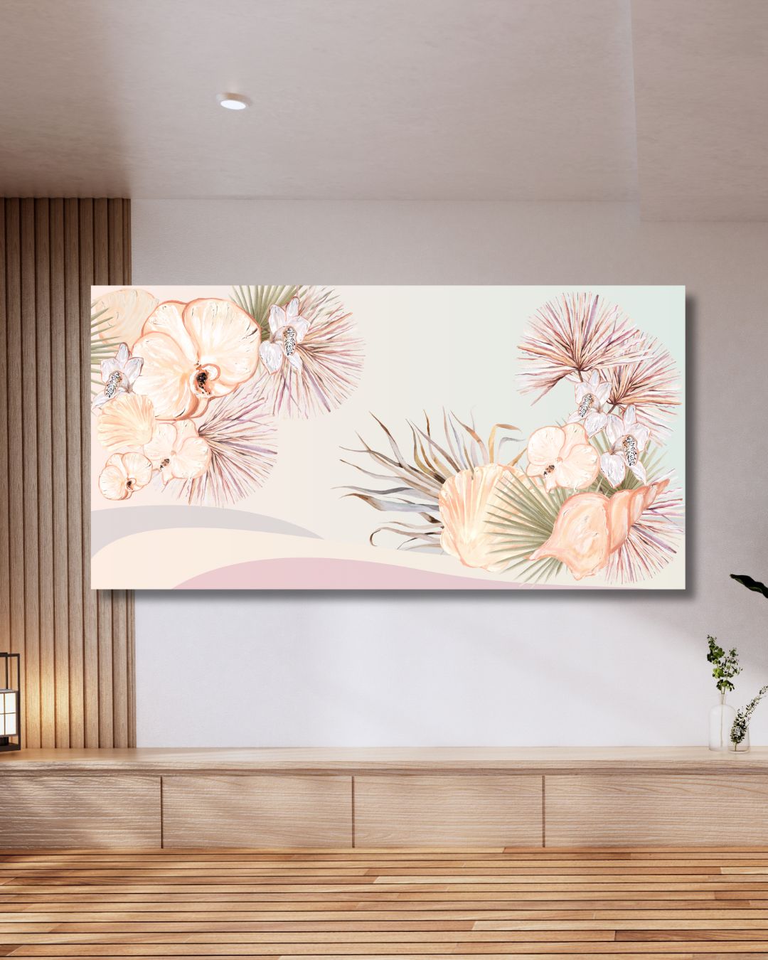 Seashells and Orchids Extra Long