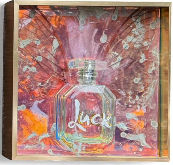 Luck and Happy Potion Artwork - set of 2 Luck Happy FRAMED