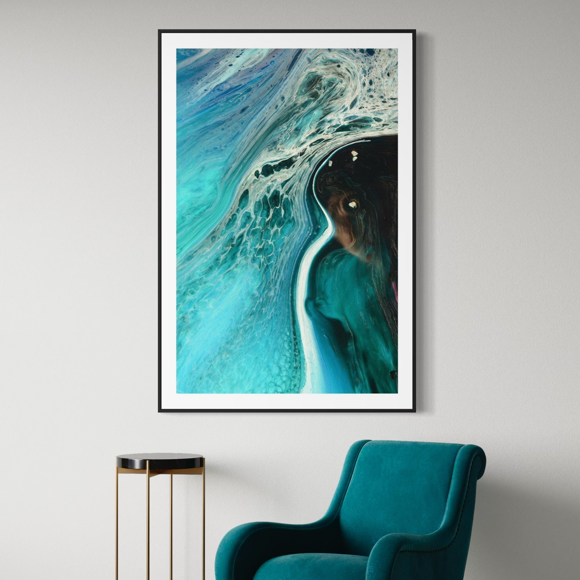Ocean Dreams: Rise Above Abstract 2. Limited Edition Art Print