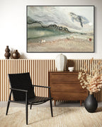 Sea Turtle 2.0. Honu Journey Seascape Artwork.