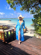 Art resort caftan cardigan