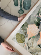 Whitsundays Neutral Australian Coast. Limited edition Print. Square