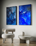 Deep Navy Blue  160x120cm