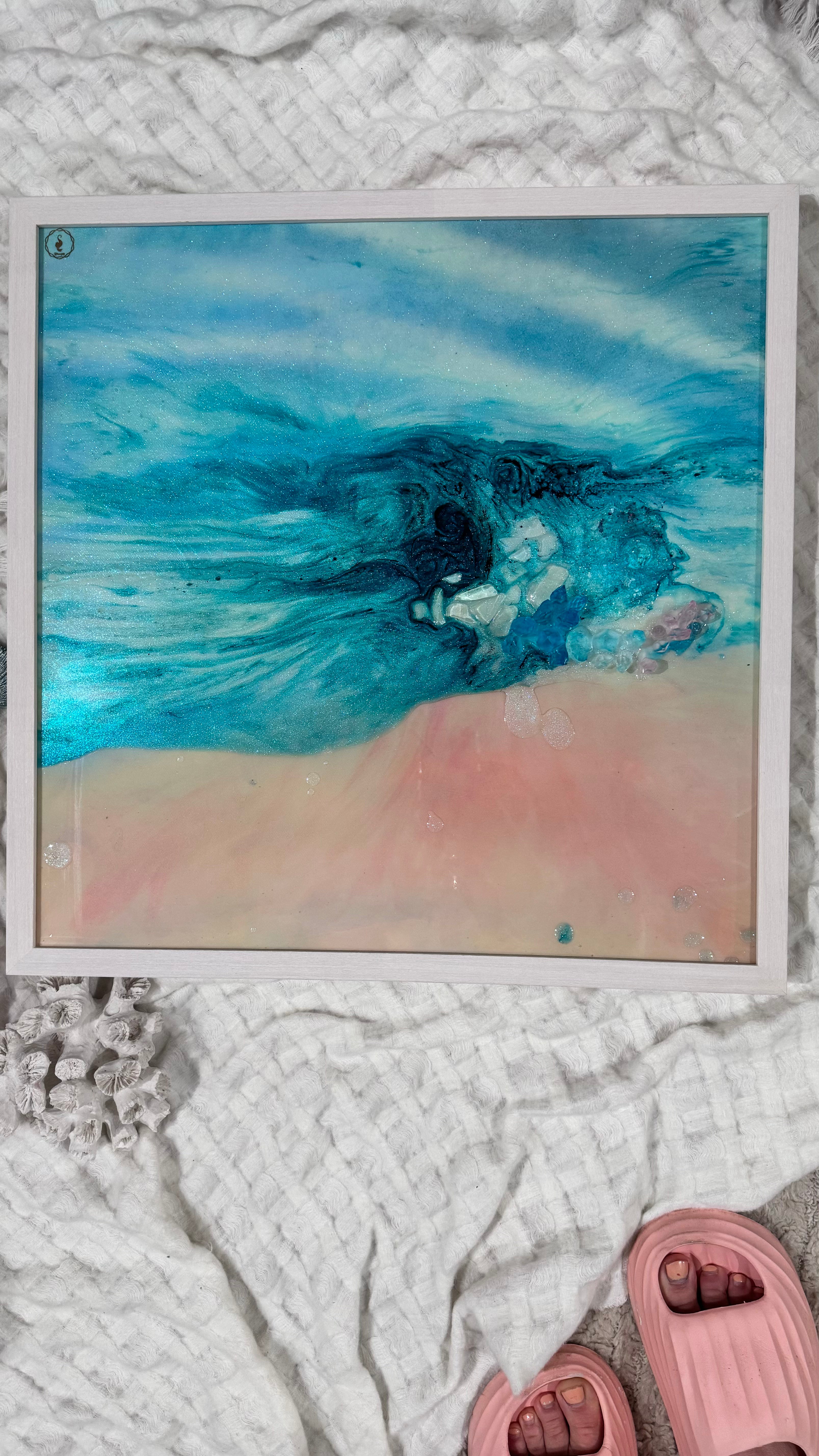 Ocean aroma set of 2 100x50cm FRAMED (Copy)