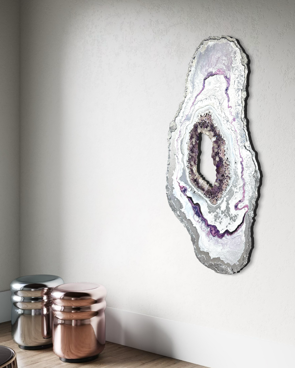 Amethyst Harmony Reef in Silver