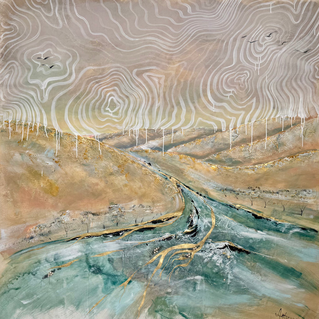Genesis of Belonging 200x200cm