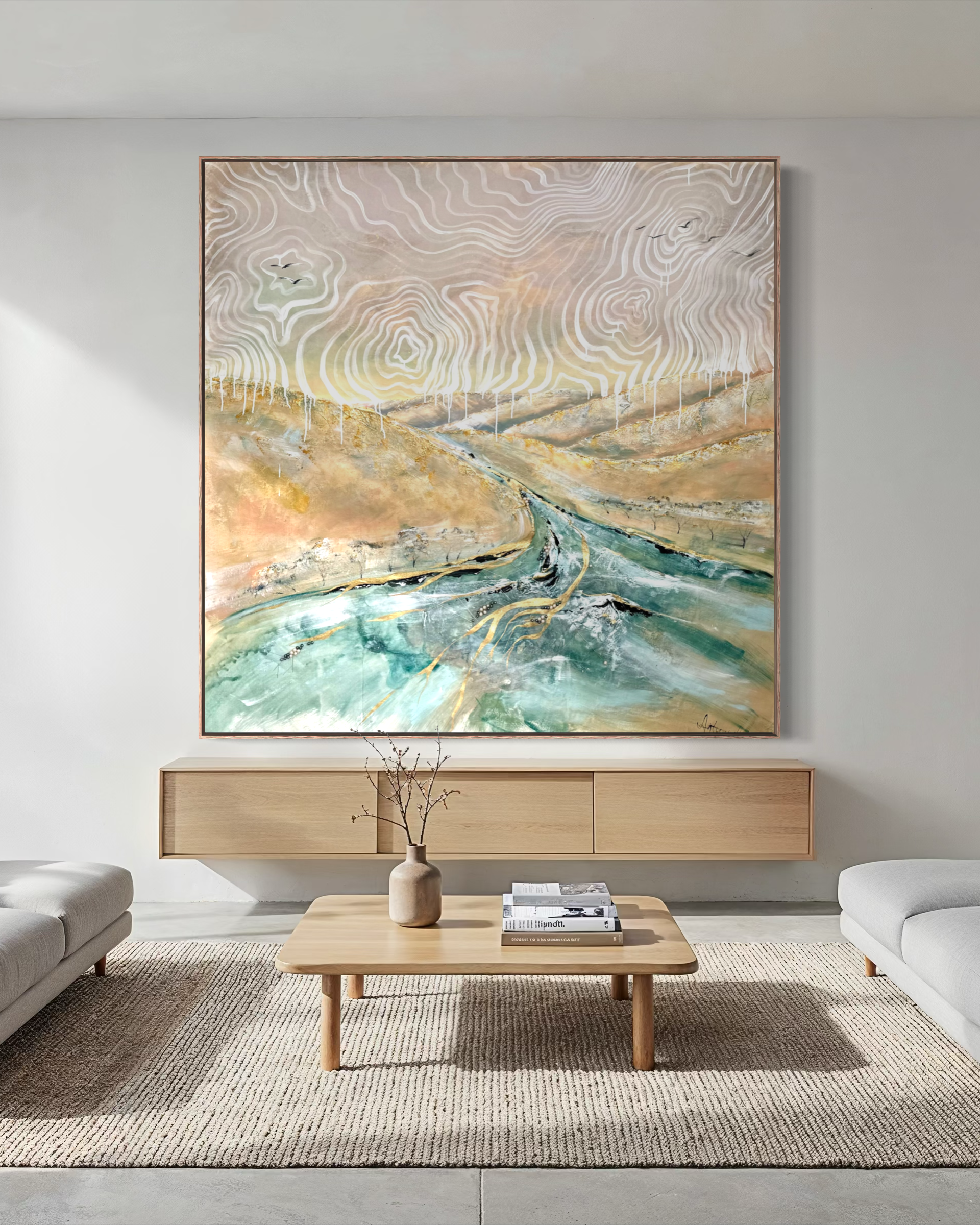 Genesis of Belonging 200x200cm