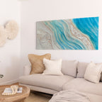 Whitehaven 90x180cm with Sand FRAMED