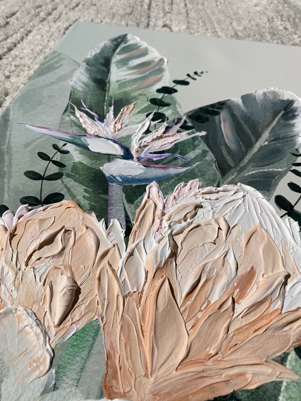 Orchid Protea  2 Mini Artwork