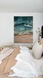 Whitsundays 1    120x90cm    Sand, Texture, Acrylic