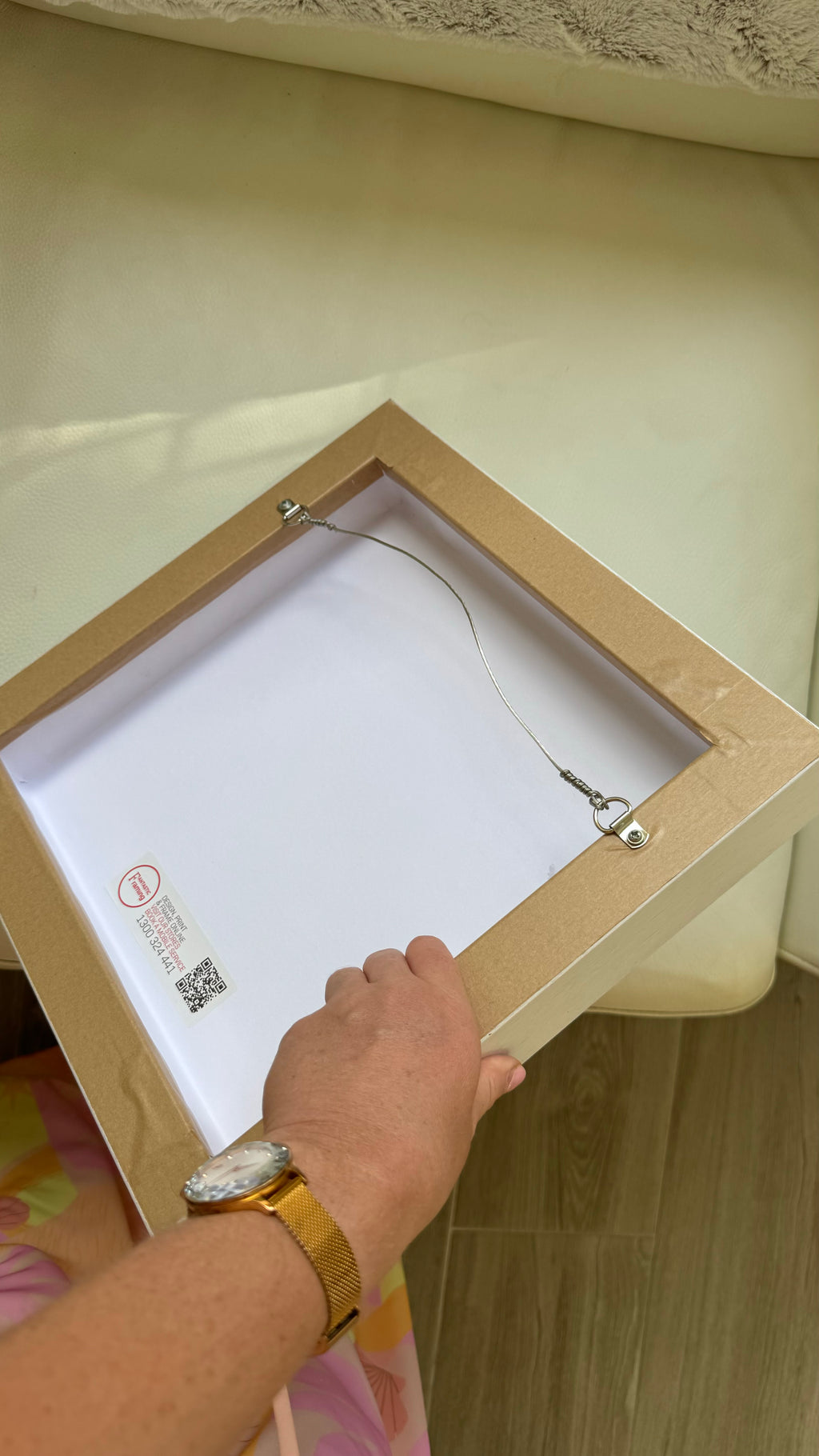 Cannes Yachts Mediterranean Sailing Boats Artwork Iridescent Whitsundays    Anchored 1 30x30cm   FRAMED 33x33cm