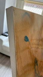 Bali Spirit of the Ocean -  Original Blue and Gold Abstract Wave Artwork