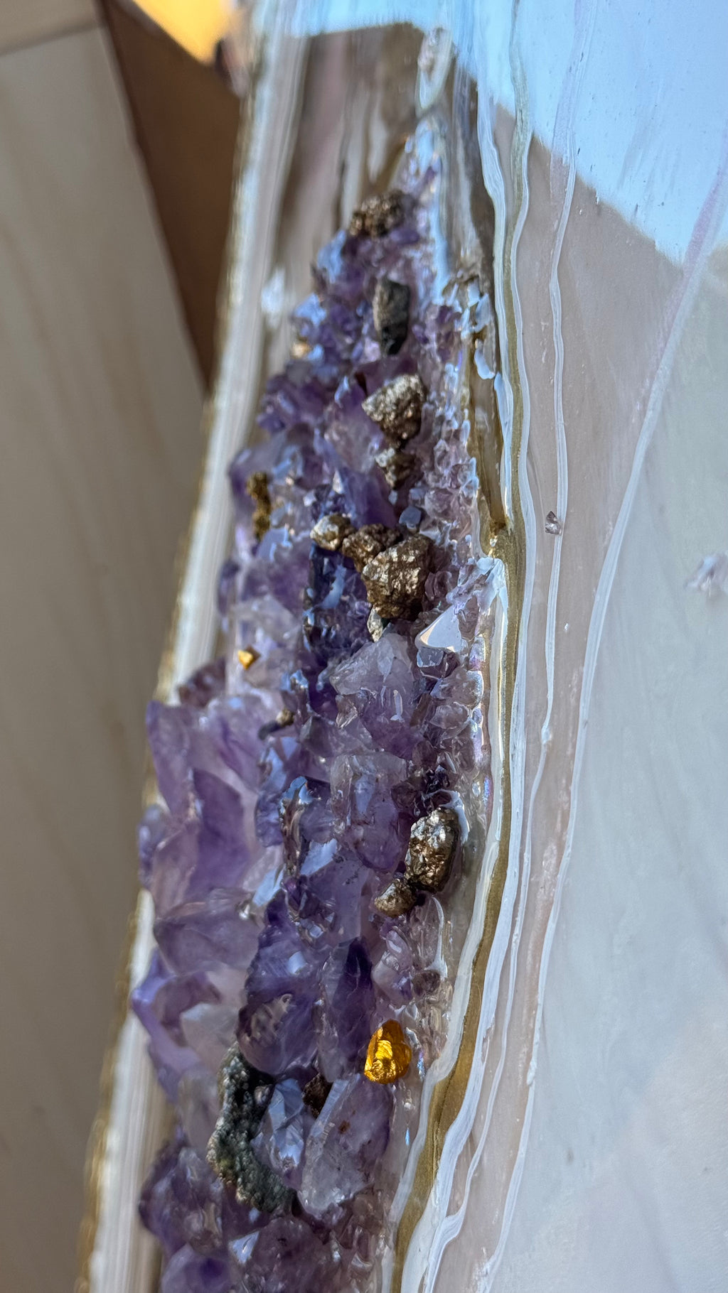 Amethyst Harmony Reef in Gold