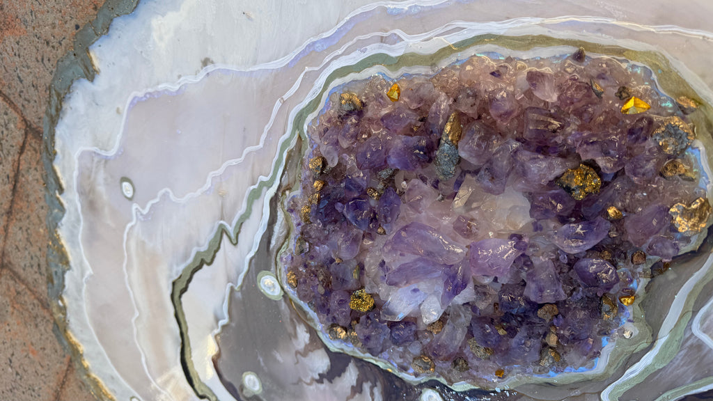 Amethyst Harmony Reef in Gold