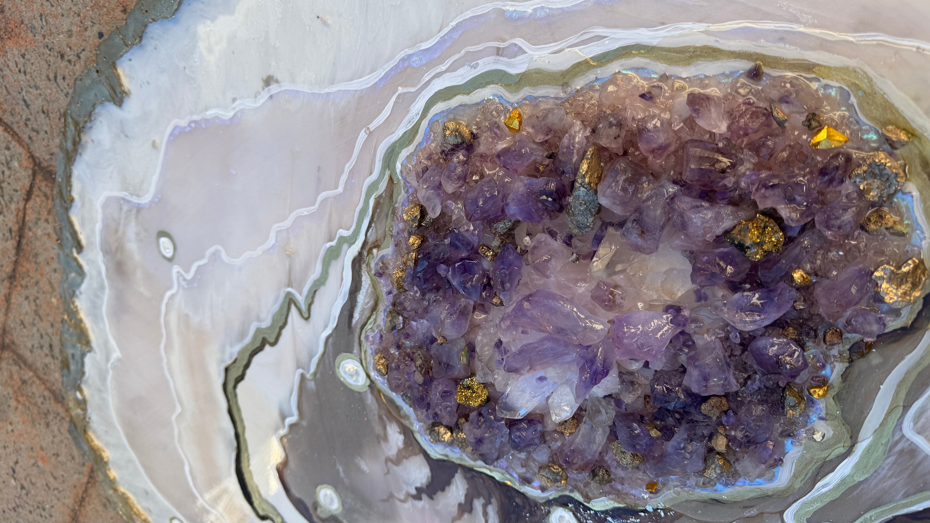 Amethyst Harmony Reef in Gold