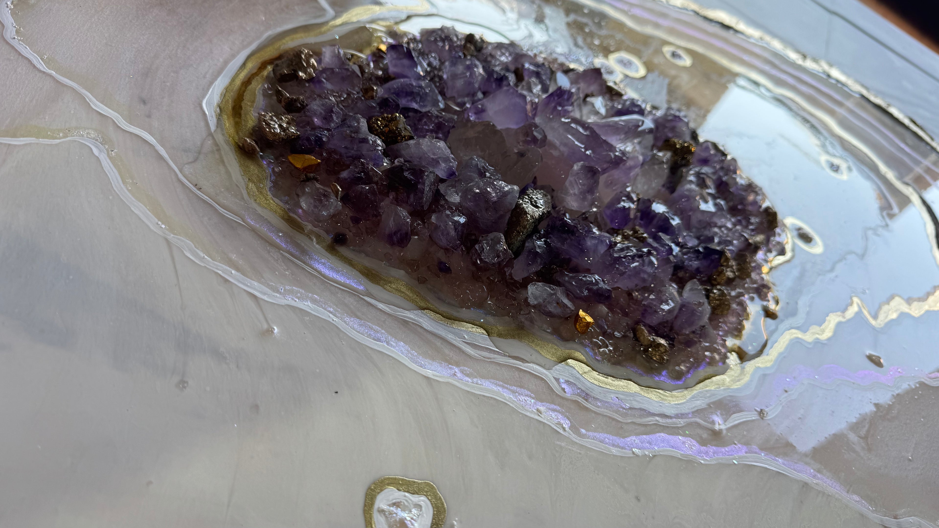 Amethyst Harmony Reef in Gold