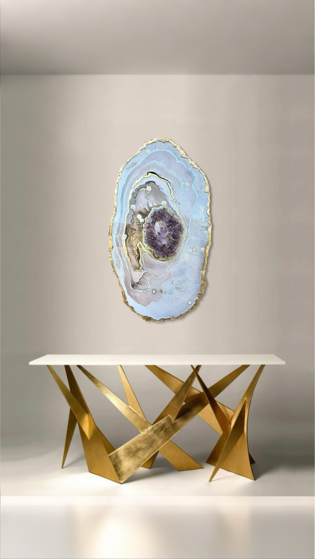 Amethyst Harmony Reef in Gold