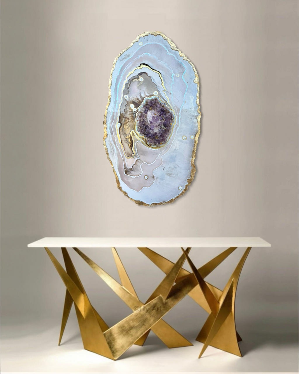 Amethyst Harmony Reef in Gold