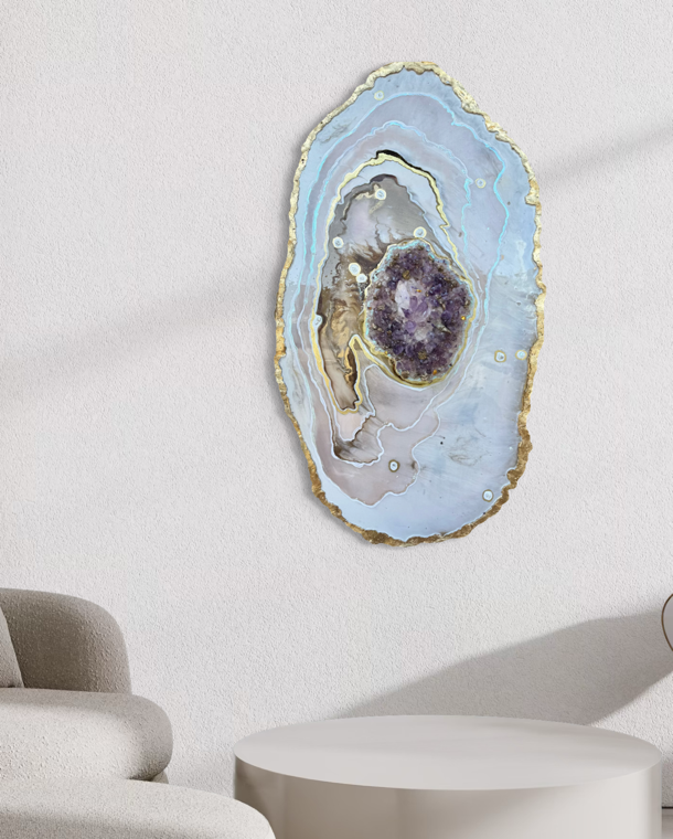 Amethyst Harmony Reef in Gold