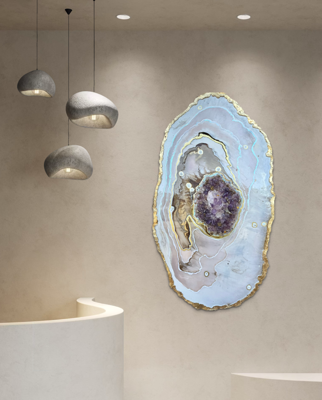 Amethyst Harmony Reef in Gold
