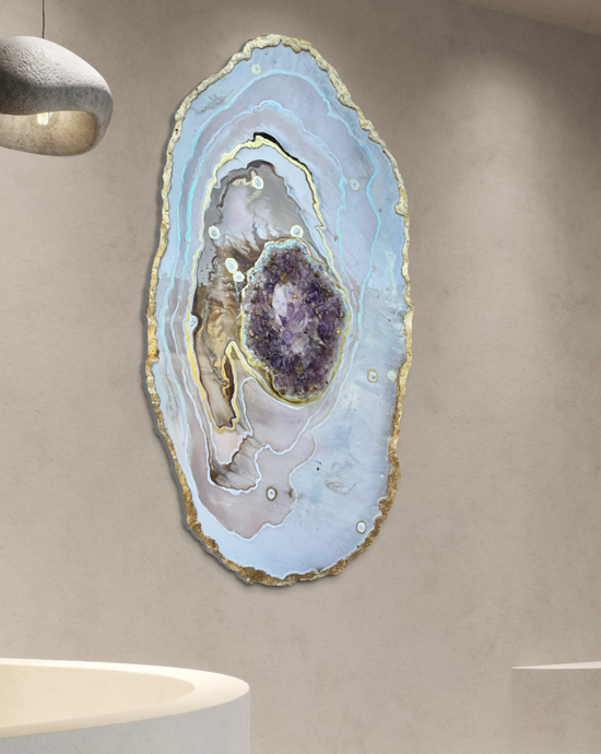 Amethyst Harmony Reef in Gold