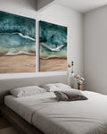 Whitsundays Set 1&2    180x120cm (120x90cm each)    FRAMED