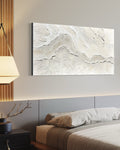 White  hills  4 90x180cm with Sand FRAMED