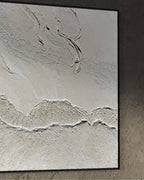 White  hills  4 75x150cm with Sand FRAMED