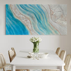 Whitehaven 90x180cm with Sand FRAMED